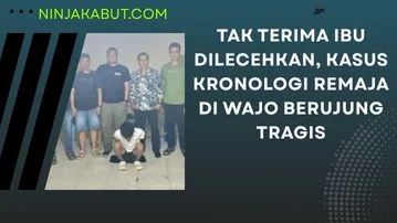 Tak Terima Ibu Dilecehkan, Kasus Kronologi Remaja di Wajo Berujung Tragis
